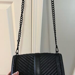 Rebecca Minkoff Black Quilted Crossbody Bag